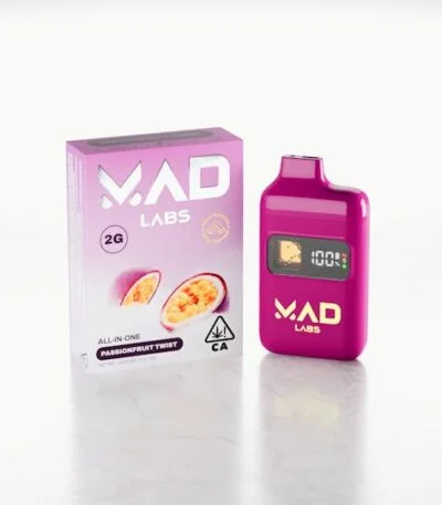 mad labs 2g passsion fruit twist disposable mad labs 2g passsion fruit twist disposable