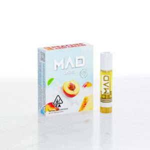 mad labs 2g peaches and cream disposable